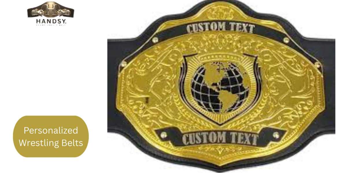 Custom Designed Personalized Wrestling Belts for Elite Recognition