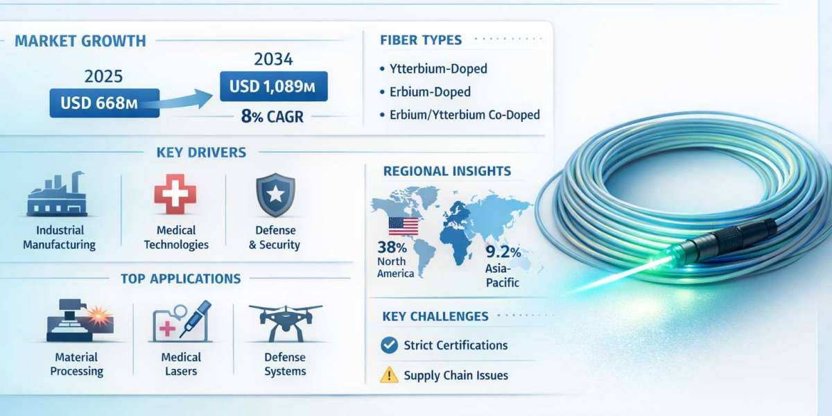 Active Laser Fiber Market Growing at 8.0% CAGR Through 2034