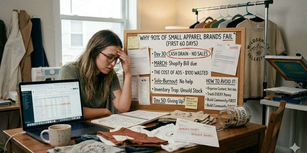 Why 90% of Small Apparel Brands Fail in Their First 60 Days (And How to Avoid It)